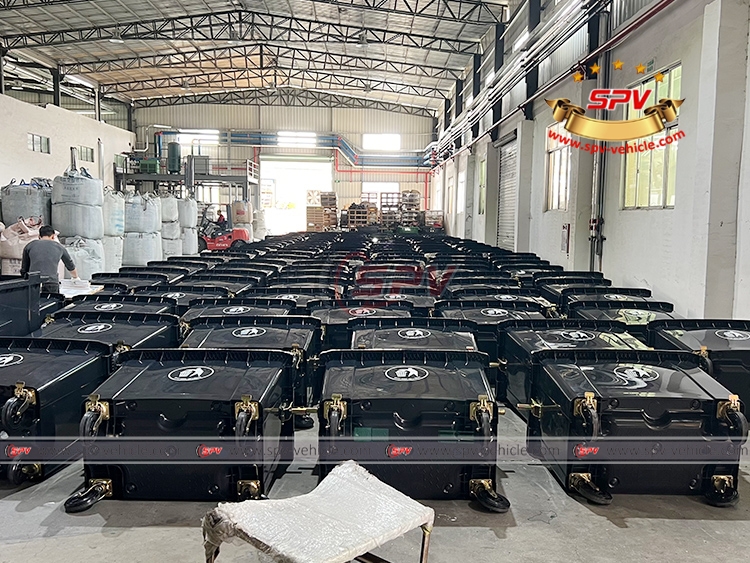 SPV 660L Plastic Rubbish Bins Printing Workshop